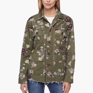 Levi's Green Floral Jacket nwt